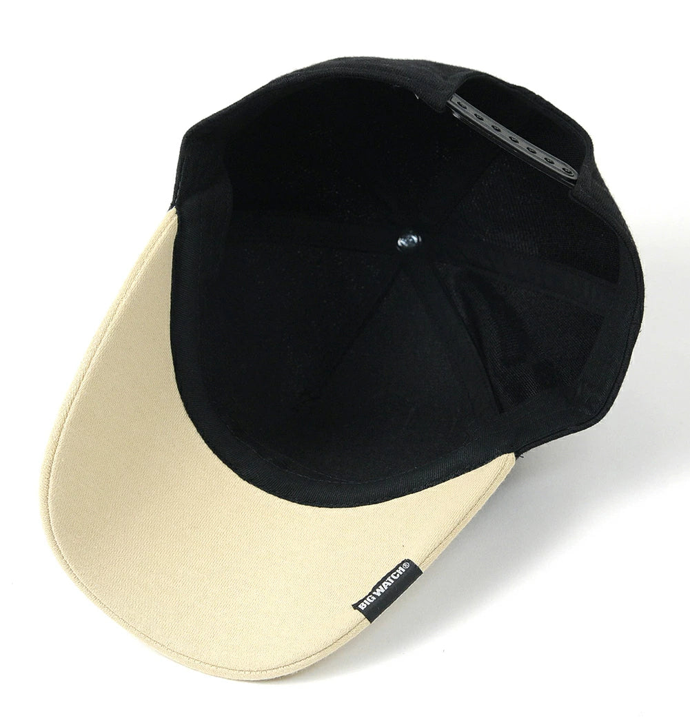 コットン キャップ BIGWATCH(ビッグワッチ) ブラック/アイボリー マルチカラー 春 夏 秋 UVケア