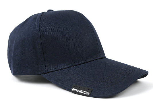 6パネル コットン キャップ BIGWATCH ビッグワッチ正規品 紺 ネイビー CP-42 春夏 日よけ