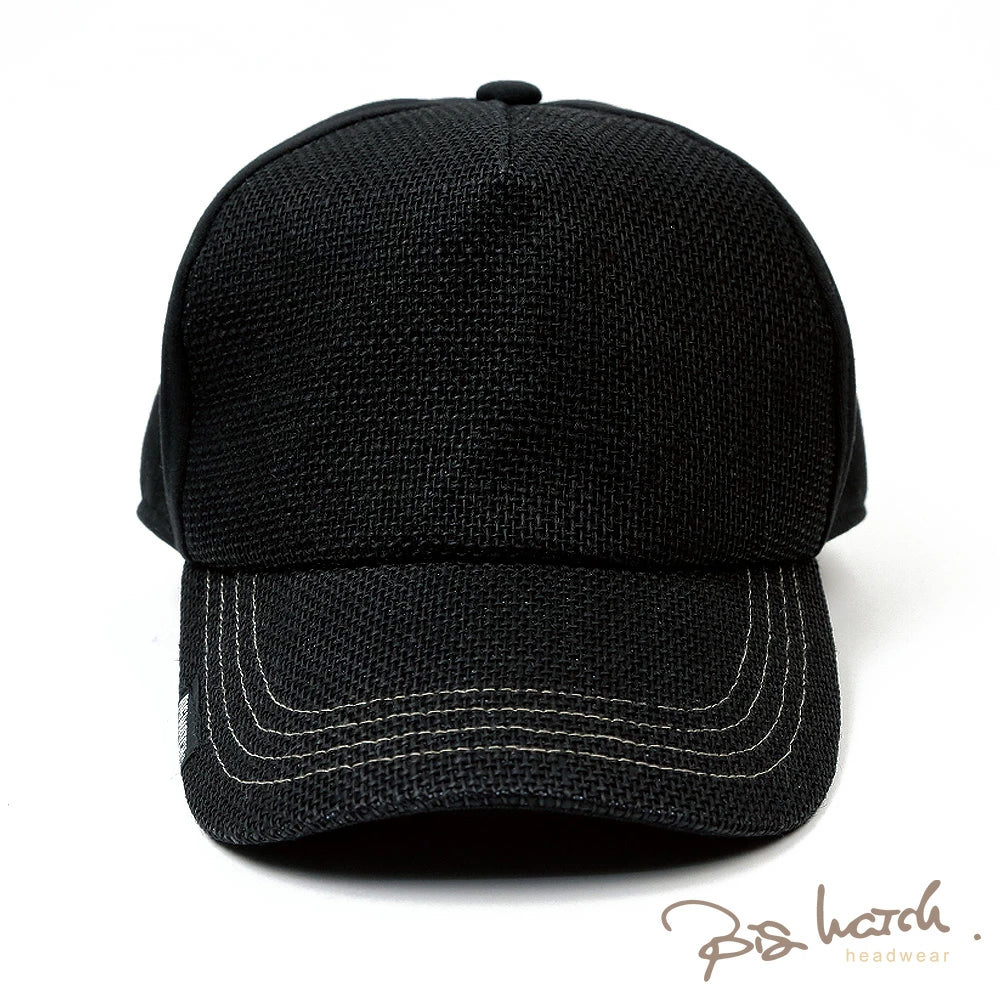 ヘンプ コットン キャップ エクストララージサイズ CPMCT-01 春 夏 秋 UVケア BIGWATCH正規品 ビッグワッチ 黒 メンズ