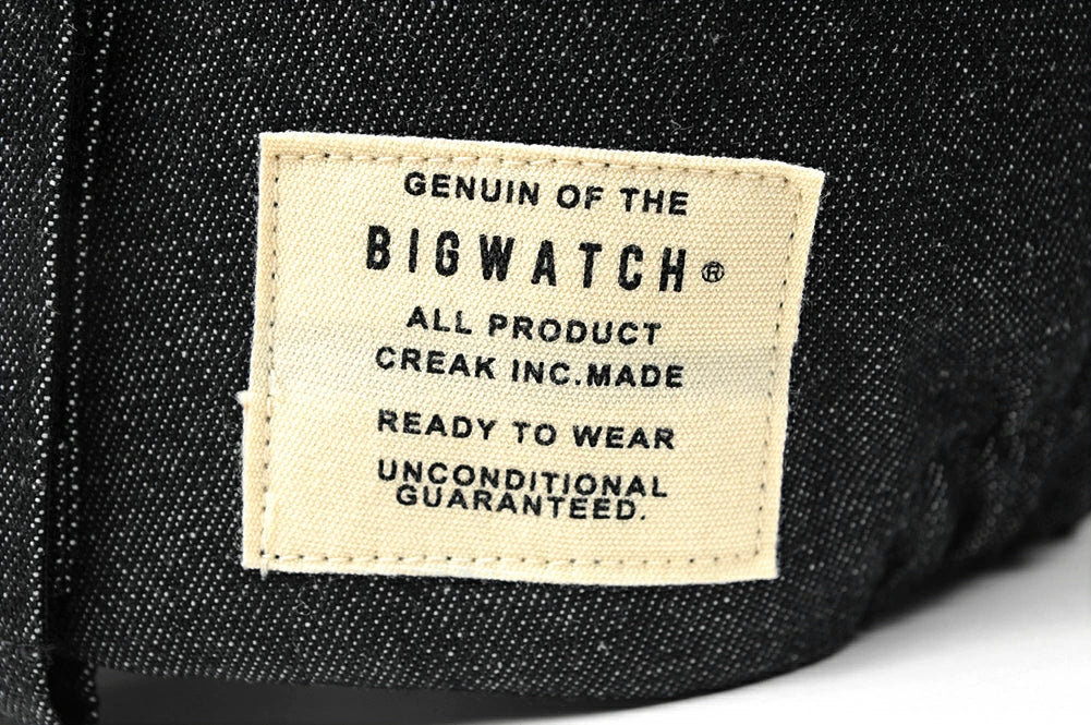 DIYワークキャップ BIGWATCH デニム ビッグワッチ 大きい / ライトホルダー ペンホルダー付き DCP-13