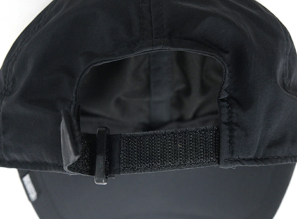 ウォータープルーフ(撥水加工)フィッシング キャップ BIGWATCH ブラック ローキャップ ビッグサイズ 釣り FI-02 春夏