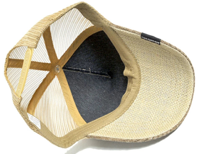 カーボンキャップ BIGWATCH正規品 ブラウン ベージュ メッシュキャップ ビッグサイズ ビッグワッチ GCP-02 春 夏 秋 UVケア