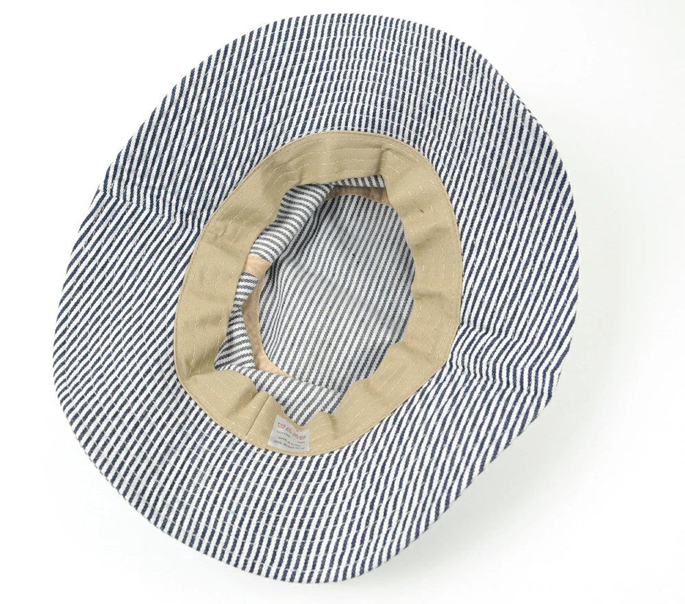 ヒッコリー ハットBIGWATCH正規品 ビッグワッチ ハット HA-10 春 夏 秋 UVケア バケットハット