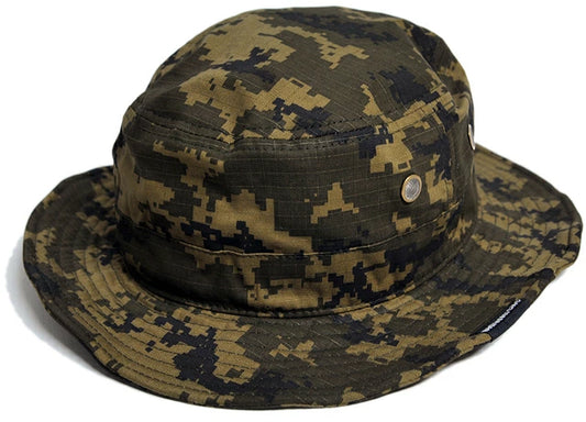 アドベンチャー ハットBIGWATCH正規品 カモフラージュ カモ柄(2色) サファリ フェスハット 迷彩 デジタル迷彩 テンガロン ビッグワッチ 春 夏 秋 UVケア バケットハット
