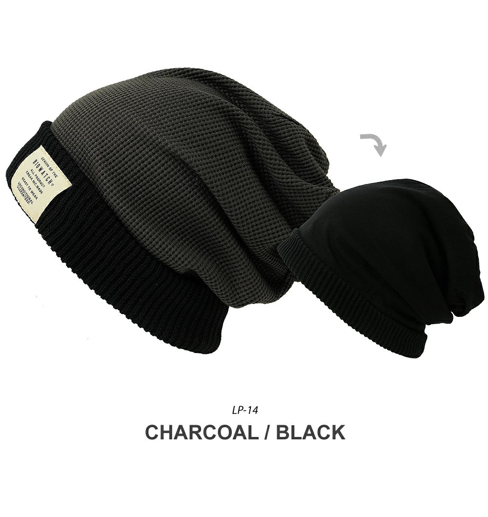 ロング サーマルBIGWATCH 5色 ニットキャップ ニットワッチ ニット帽 帽子 サイズ 春 秋 冬/ビッグワッチ 2020