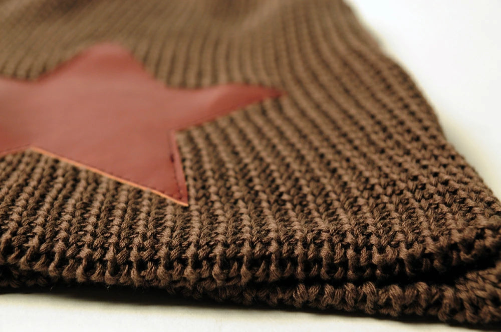 ラージスター BIGWATCH ビッグワッチ 正規品 カーキブラウンニットキャップ ロック系 ルーズ ニットワッチ ニット帽子 ST-02 春 秋 冬