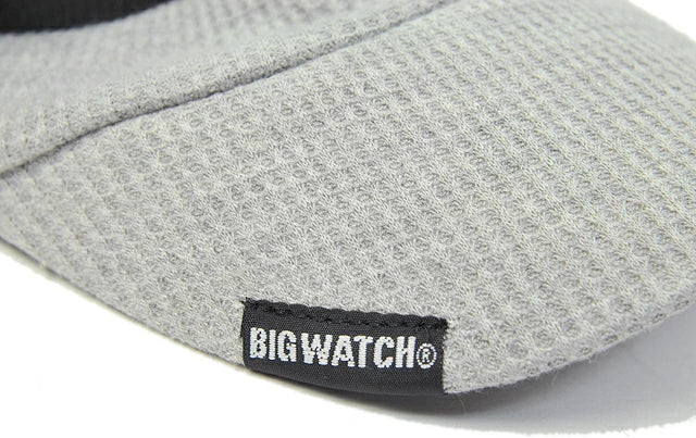 サーマル ターバンバイザーBIGWATCH正規品 MIXグレー ゴルフ ビッグワッチ サンバイザー 帽子 ターバン ヘアバンド STB-03 春 夏 秋 UVケア