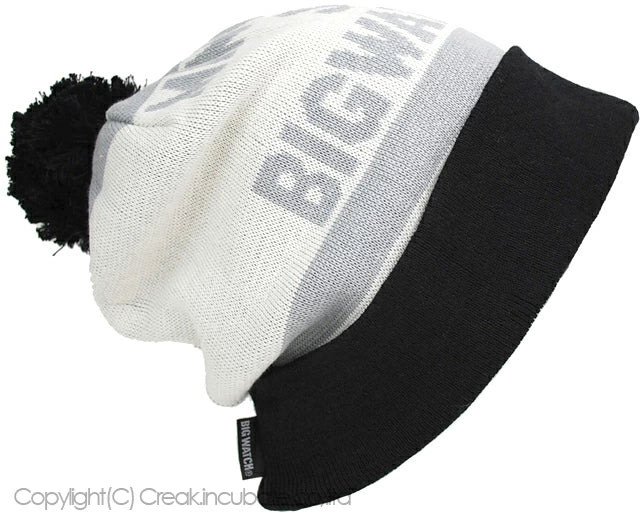 ルーズ ボンボン ニット帽 BIGWATCH ニットキャップ 春 秋 冬