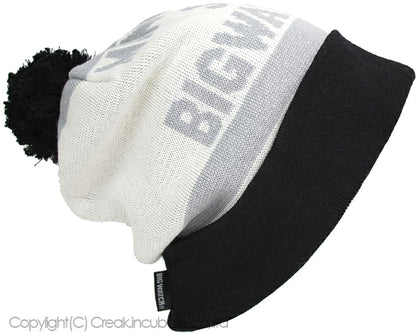 ルーズ ボンボン ニット帽 BIGWATCH ニットキャップ 春 秋 冬