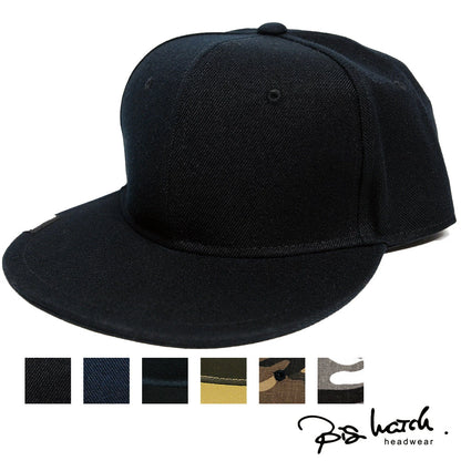 無地BBキャップ BIGWATCH ブラック ビッグサイズ ベースボール キャップ BBM-01