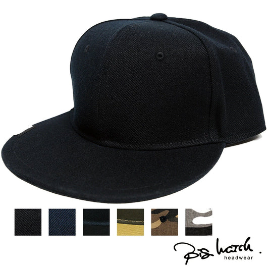 無地BBキャップ BIGWATCH ブラック ビッグサイズ ベースボール キャップ BBM-01