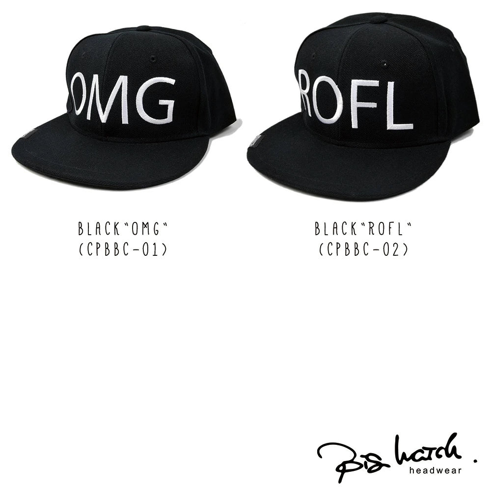無地BBキャップ BIGWATCH ブラック ビッグサイズ ベースボール キャップ BBM-01