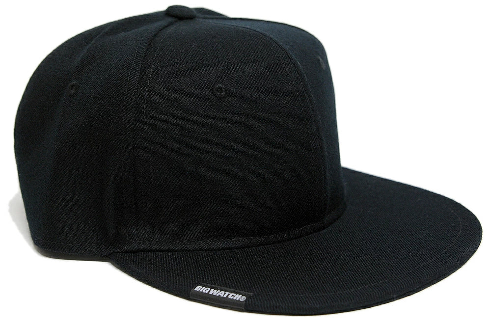 無地BBキャップ BIGWATCH ブラック ビッグサイズ ベースボール キャップ BBM-01