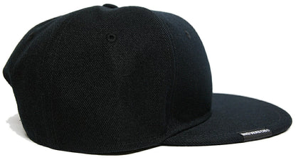 無地BB ヘンプ キャップ ブラック ビッグサイズ ベースボール キャップ ストリート BBM-06