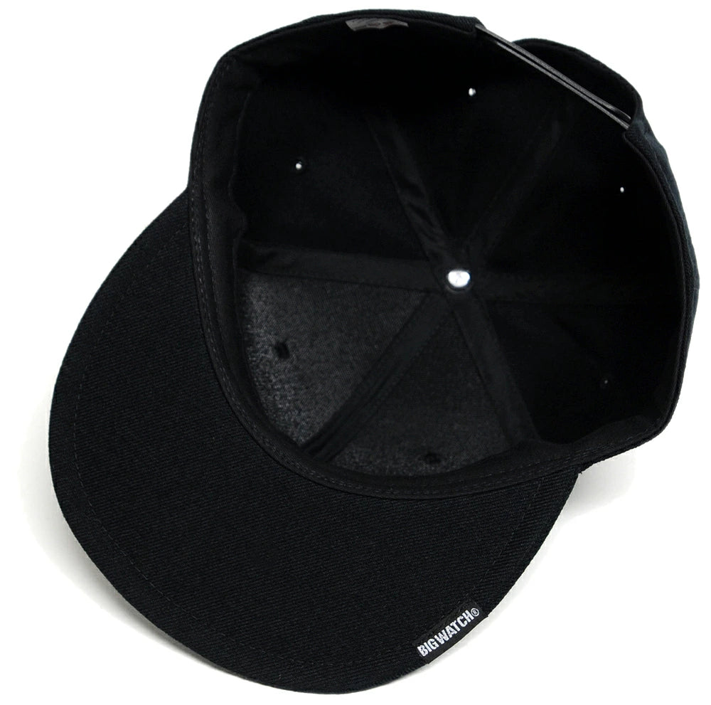 無地BB ヘンプ キャップ ブラック ビッグサイズ ベースボール キャップ ストリート BBM-06