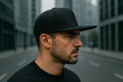 無地BB ヘンプ キャップ ブラック ビッグサイズ ベースボール キャップ ストリート BBM-06