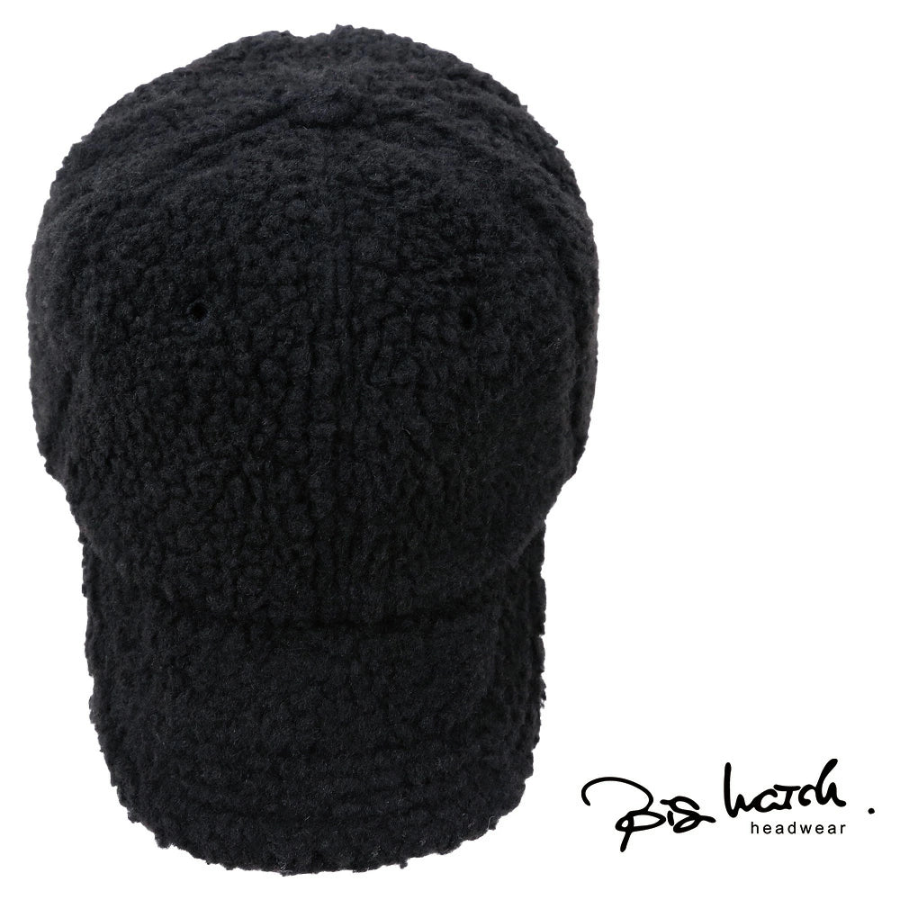 ボア フリース キャップ ビッグワッチ正規品 無地 ブラック アイボリー BCP-01 BCP-02
