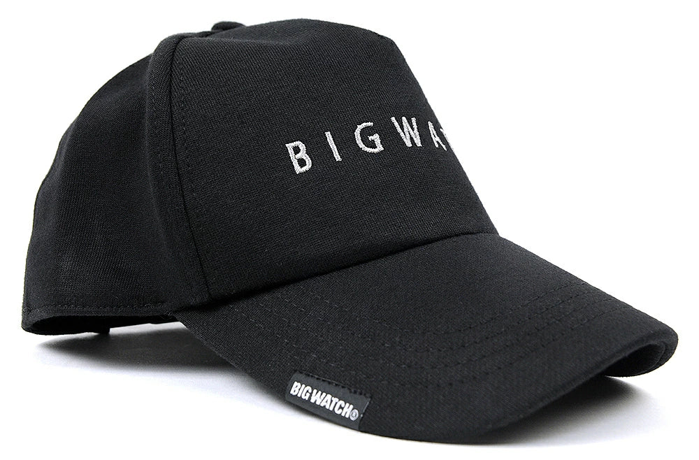 コットン　キャップ ビッグワッチ正規品 黒ブラック/ 春 夏 秋 冬 UVケア