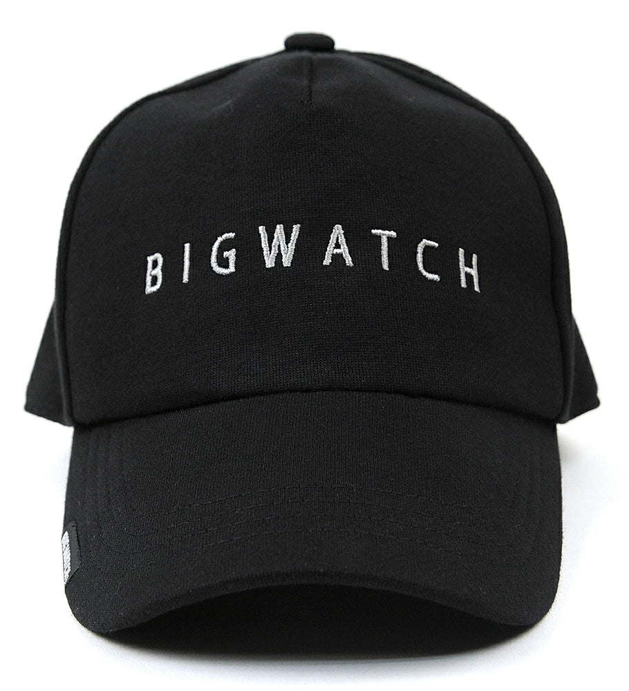 コットン　キャップ ビッグワッチ正規品 黒ブラック/ 春 夏 秋 冬 UVケア
