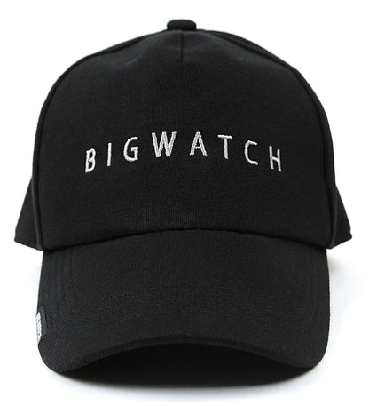 コットン　キャップ ビッグワッチ正規品 黒ブラック/ 春 夏 秋 冬 UVケア