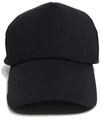 無地 スウェット　キャップ ビッグワッチ正規品 ブラック黒/　スポーツ ゴルフ ランニング UVケア