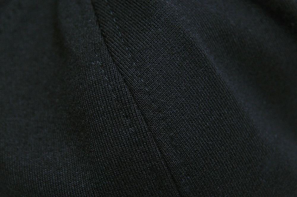 無地 スウェット　キャップ ビッグワッチ正規品 ブラック黒/　スポーツ ゴルフ ランニング UVケア