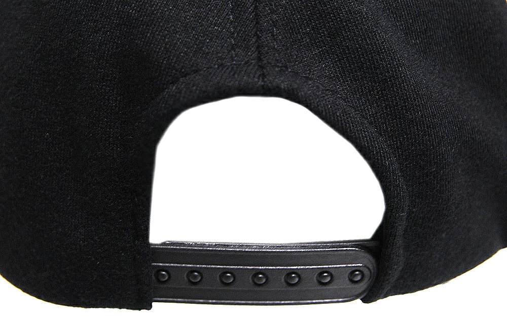 無地 スウェット　キャップ ビッグワッチ正規品 ブラック黒/　スポーツ ゴルフ ランニング UVケア