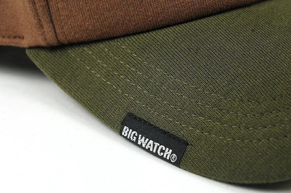 コットン キャップ BIGWATCH(ビッグワッチ) ブラウン/グリーン マルチカラー アースカラー 春 夏 秋 UVケア