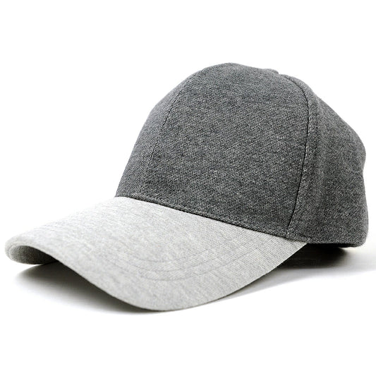 ロング アンパイアキャップ BIGWATCH MIXグレー ビッグサイズ ビッグワッチ 無地 コットン100％ キャップ シンプル 春 夏 秋 UVケア c-14