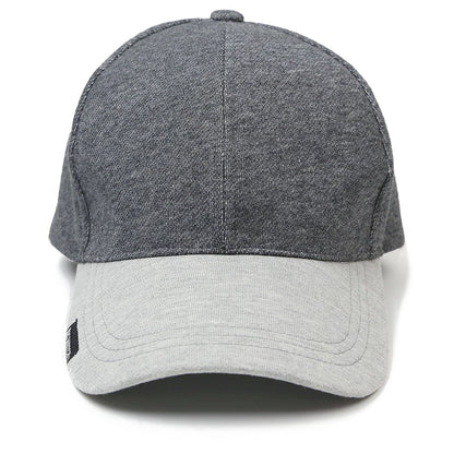 ロング アンパイアキャップ BIGWATCH MIXグレー ビッグサイズ ビッグワッチ 無地 コットン100％ キャップ シンプル 春 夏 秋 UVケア c-14