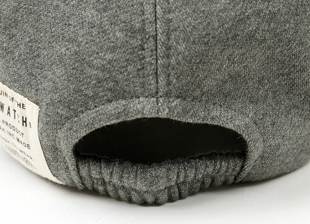 ロング アンパイアキャップ BIGWATCH MIXグレー ビッグサイズ ビッグワッチ 無地 コットン100％ キャップ シンプル 春 夏 秋 UVケア c-14