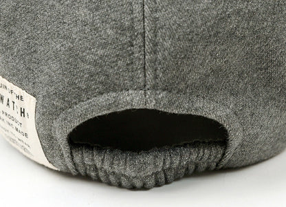 ロング アンパイアキャップ BIGWATCH MIXグレー ビッグサイズ ビッグワッチ 無地 コットン100％ キャップ シンプル 春 夏 秋 UVケア c-14