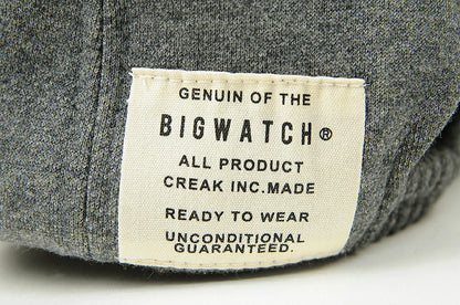 ロング アンパイアキャップ BIGWATCH MIXグレー ビッグサイズ ビッグワッチ 無地 コットン100％ キャップ シンプル 春 夏 秋 UVケア c-14