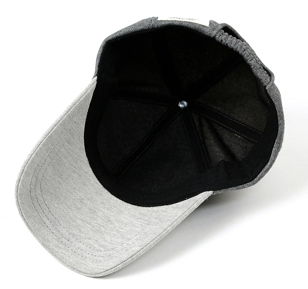 ロング アンパイアキャップ BIGWATCH MIXグレー ビッグサイズ ビッグワッチ 無地 コットン100％ キャップ シンプル 春 夏 秋 UVケア c-14