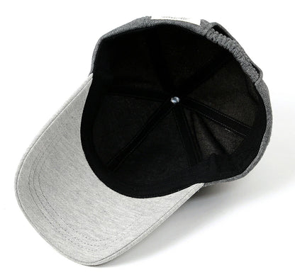 ロング アンパイアキャップ BIGWATCH MIXグレー ビッグサイズ ビッグワッチ 無地 コットン100％ キャップ シンプル 春 夏 秋 UVケア c-14