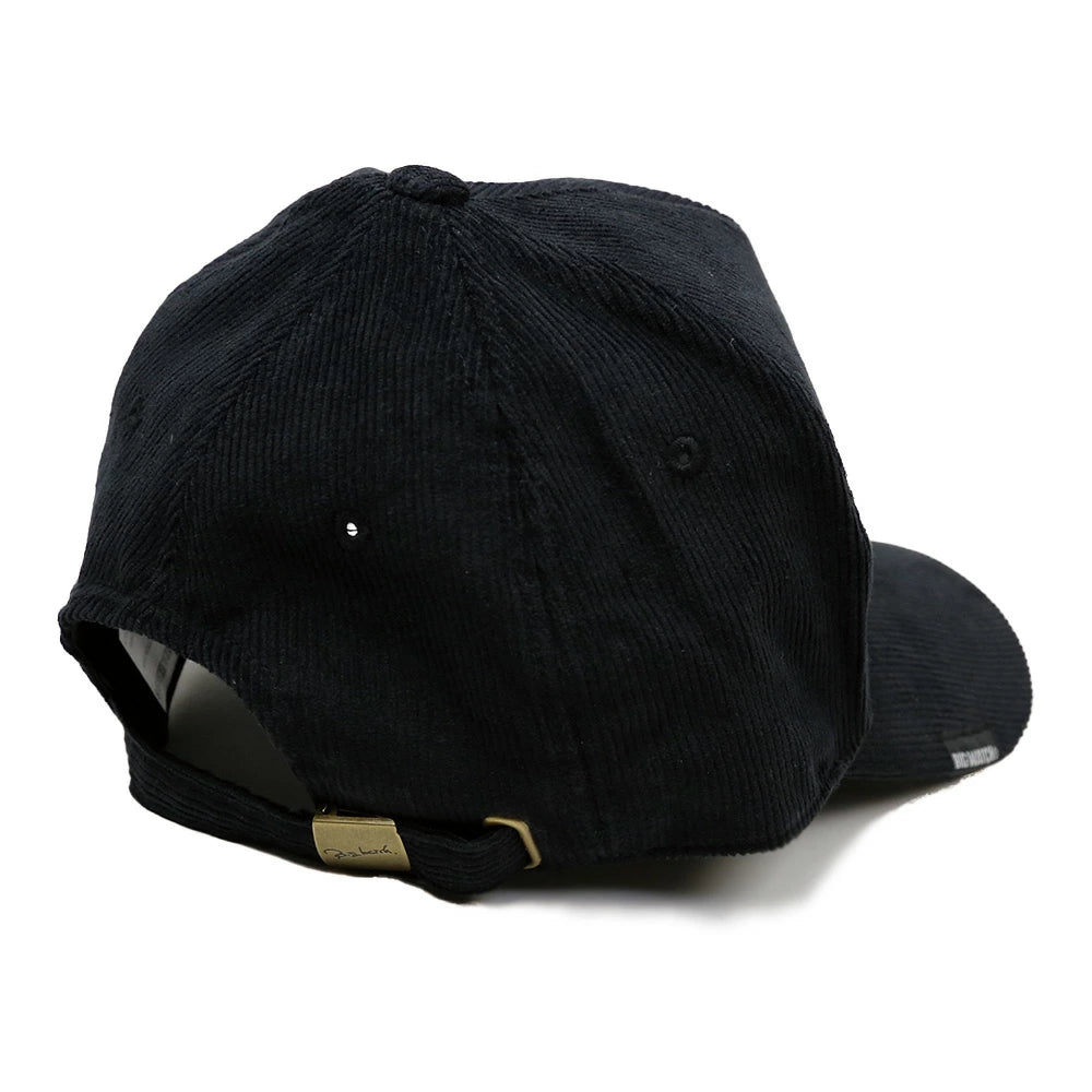 コーデュロイ キャップ BIGWATCH正規品 黒 オールブラック ビッグサイズ ビッグワッチ 春 夏 秋 UVケア