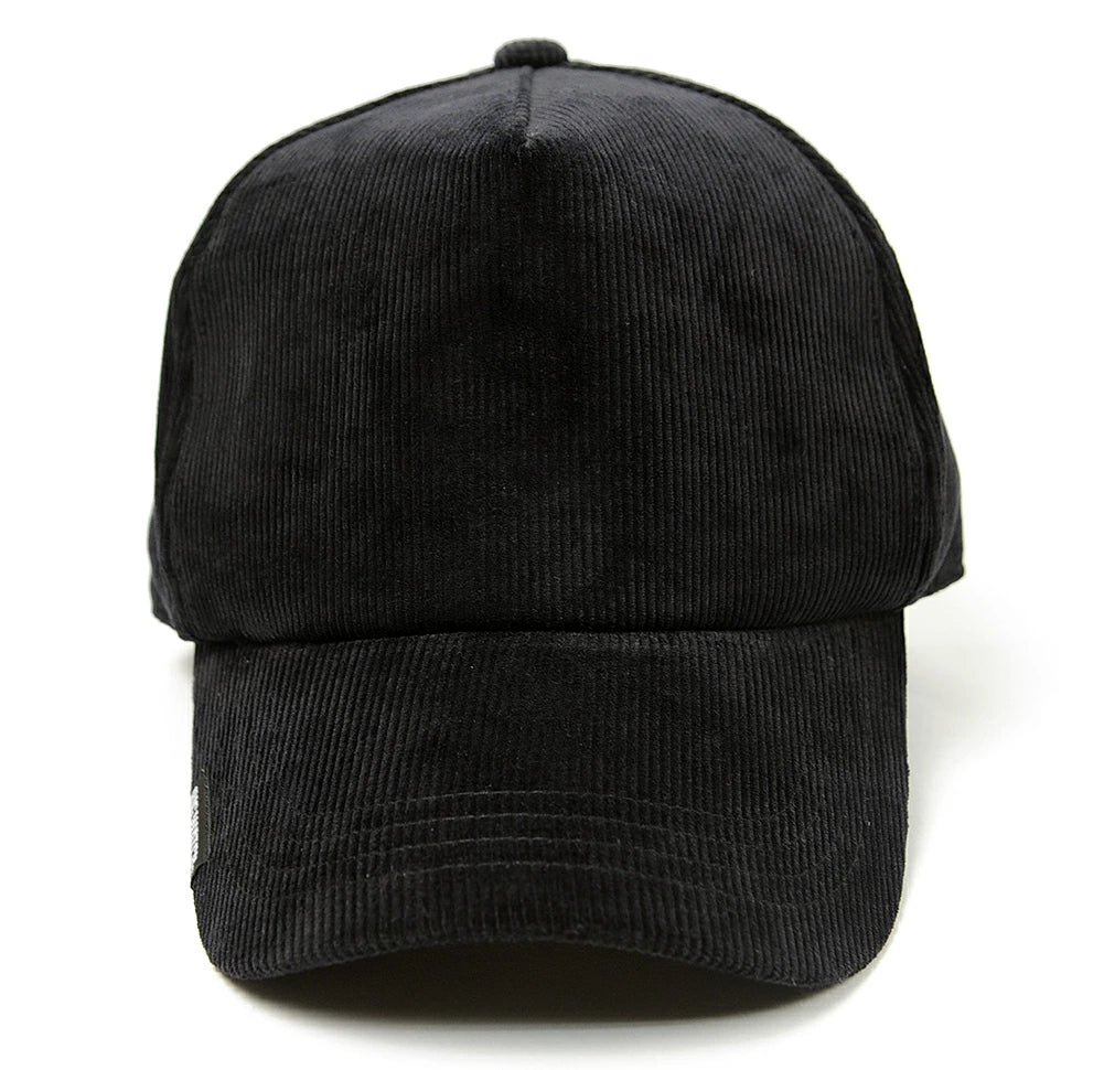 コーデュロイ キャップ BIGWATCH正規品 黒 オールブラック ビッグサイズ ビッグワッチ 春 夏 秋 UVケア