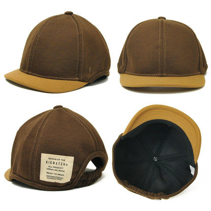 ラウンド アンパイアキャップ BIGWATCH ブラック ブラウン つば短い ラウンドキャップ C-25R C-26R