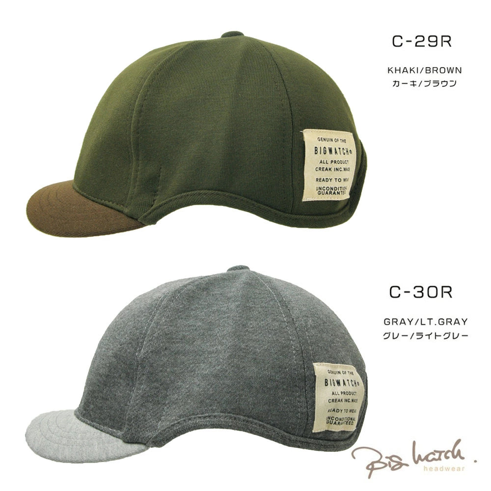 ラウンド アンパイアキャップ BIGWATCH ブラック ブラウン つば短い ラウンドキャップ C-25R C-26R