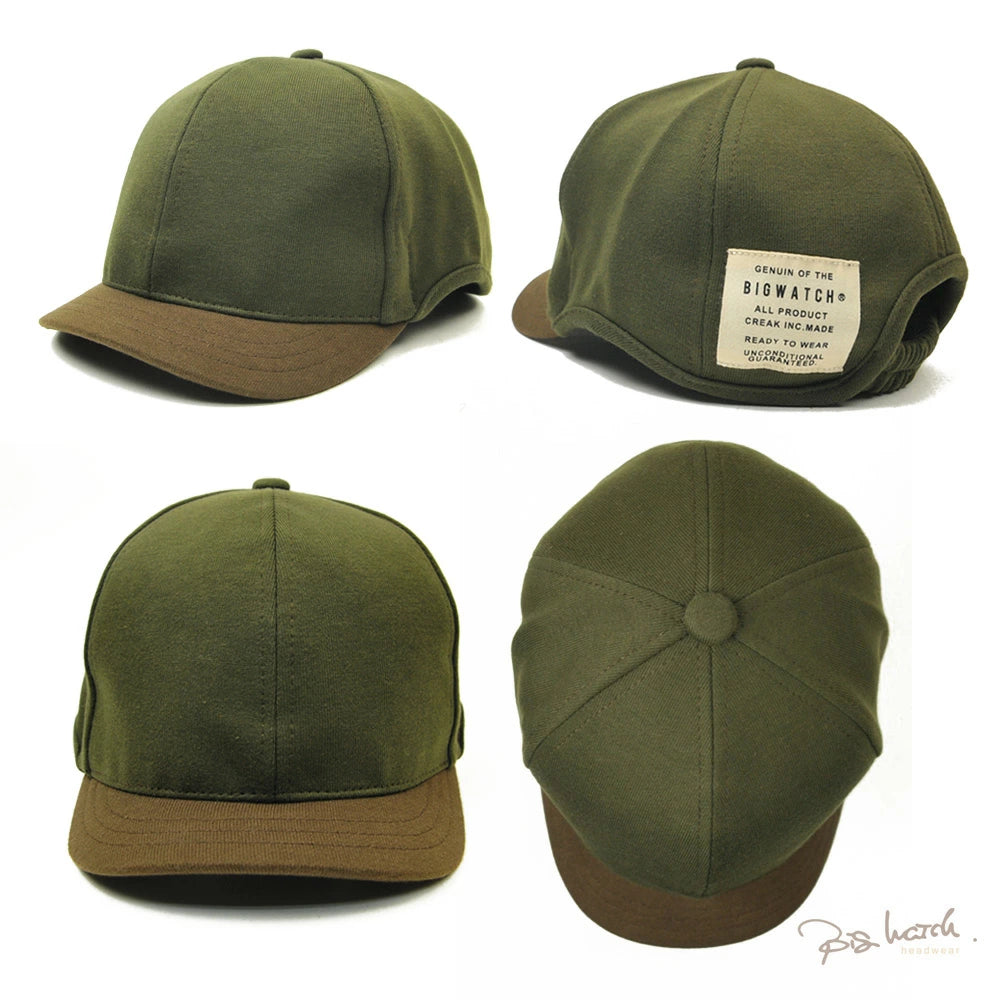 ラウンド アンパイアキャップ BIGWATCH ブラック ブラウン つば短い ラウンドキャップ C-25R C-26R