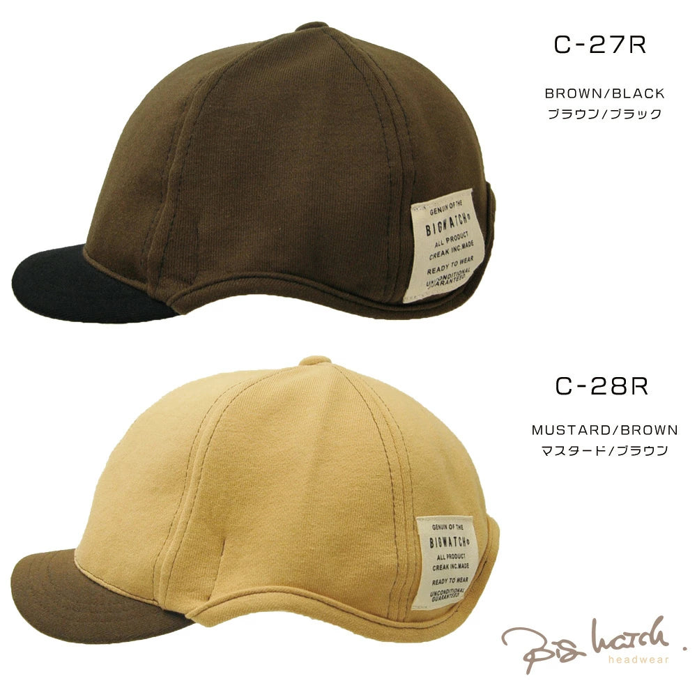 ラウンド アンパイアキャップ BIGWATCH ブラック ブラウン つば短い ラウンドキャップ C-25R C-26R