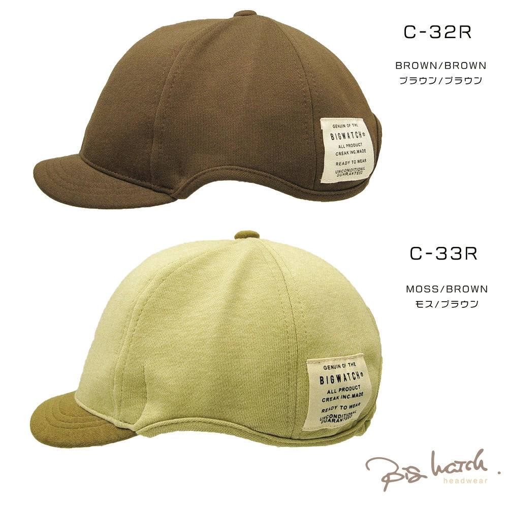 ラウンド アンパイアキャップ BIGWATCH ブラック ブラウン つば短い ラウンドキャップ C-25R C-26R