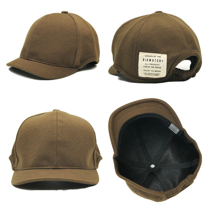 ラウンド アンパイアキャップ BIGWATCH ブラック ブラウン つば短い ラウンドキャップ C-25R C-26R