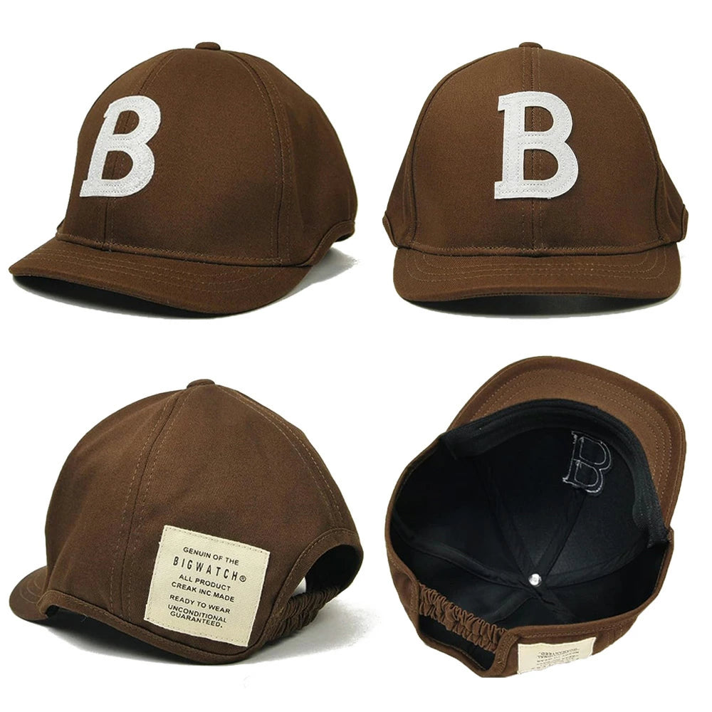 ラウンド アンパイアキャップ BIGWATCH ブラック ブラウン つば短い ラウンドキャップ C-25R C-26R