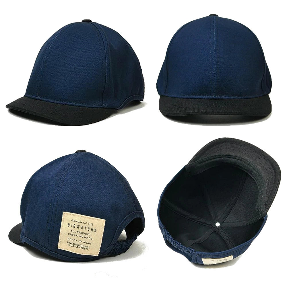 ラウンド アンパイアキャップ BIGWATCH ブラック ブラウン つば短い ラウンドキャップ C-25R C-26R