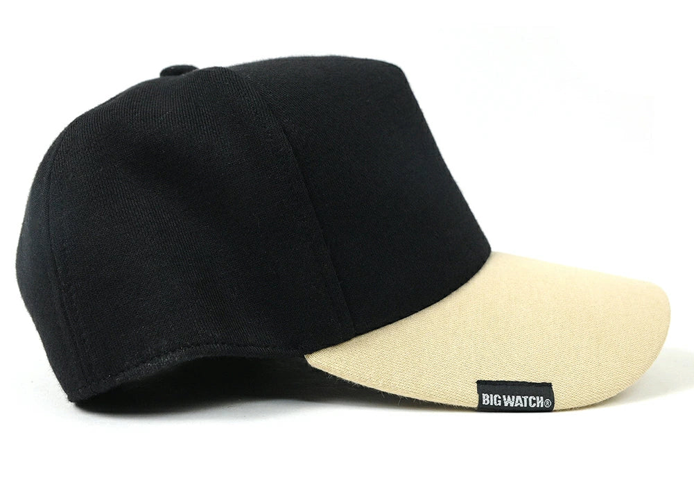 コットン キャップ BIGWATCH(ビッグワッチ) ブラック/アイボリー マルチカラー 春 夏 秋 UVケア