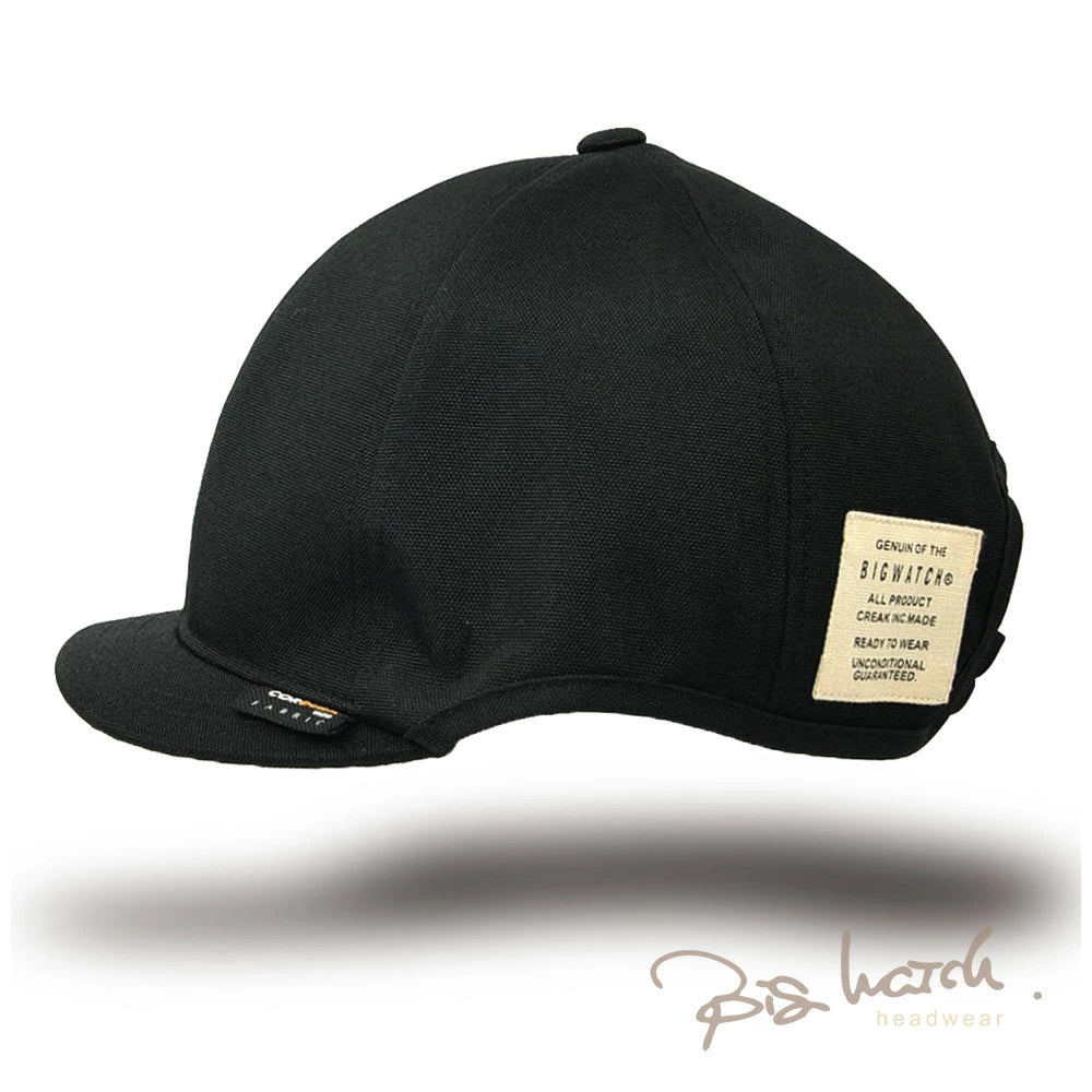 コーデュラナイロン アンパイア キャップ ブラック CORDURA 軽くて丈夫 ツバ短い メンズ