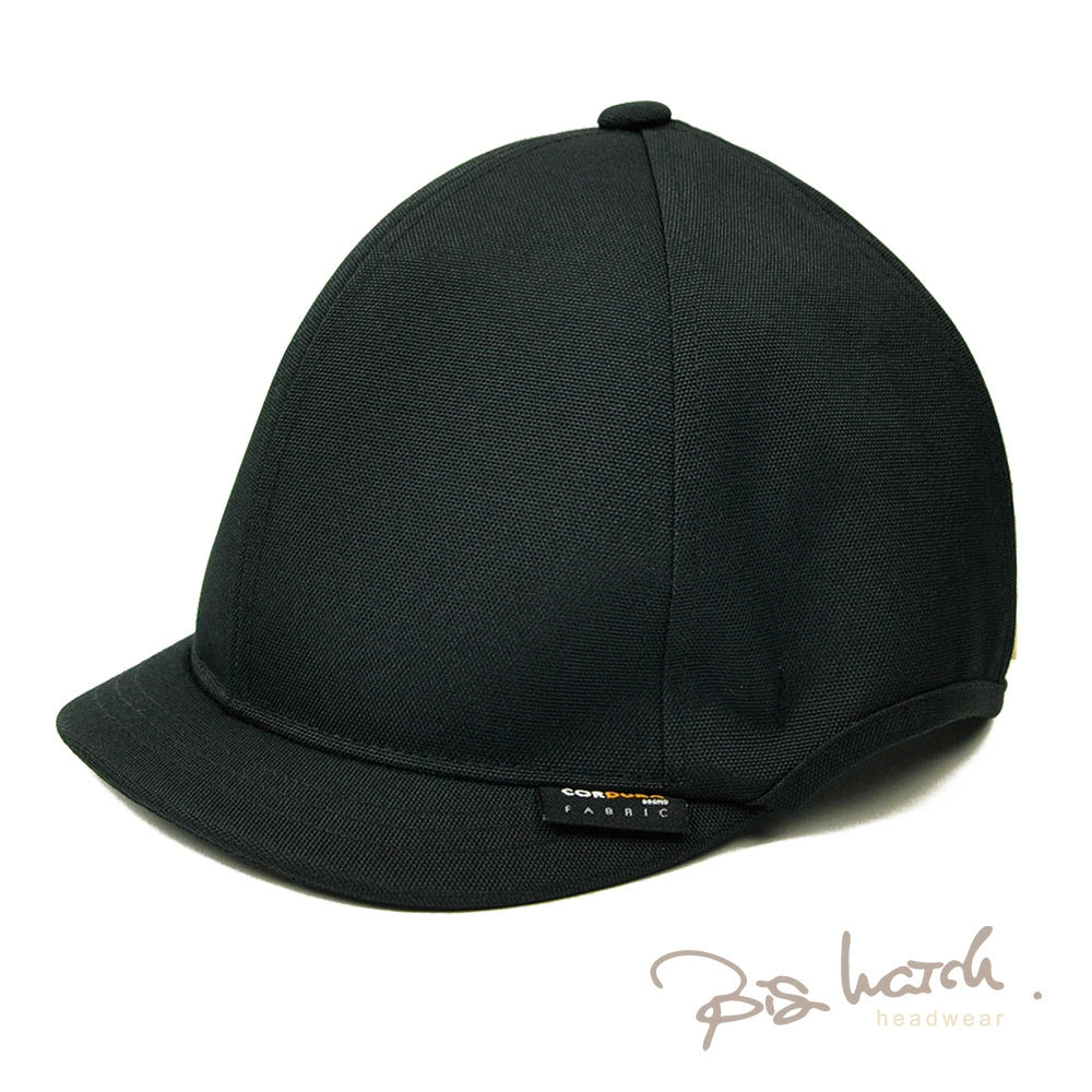 コーデュラナイロン アンパイア キャップ ブラック CORDURA 軽くて丈夫 ツバ短い メンズ