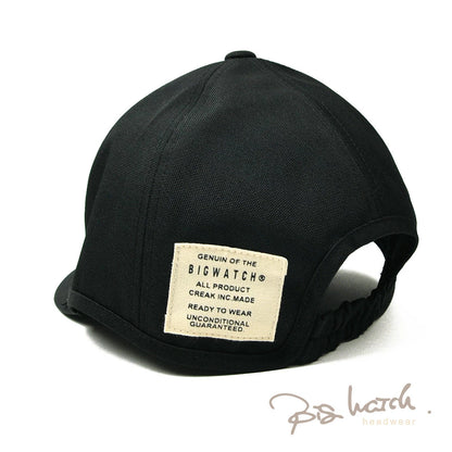 コーデュラナイロン アンパイア キャップ ブラック CORDURA 軽くて丈夫 ツバ短い メンズ