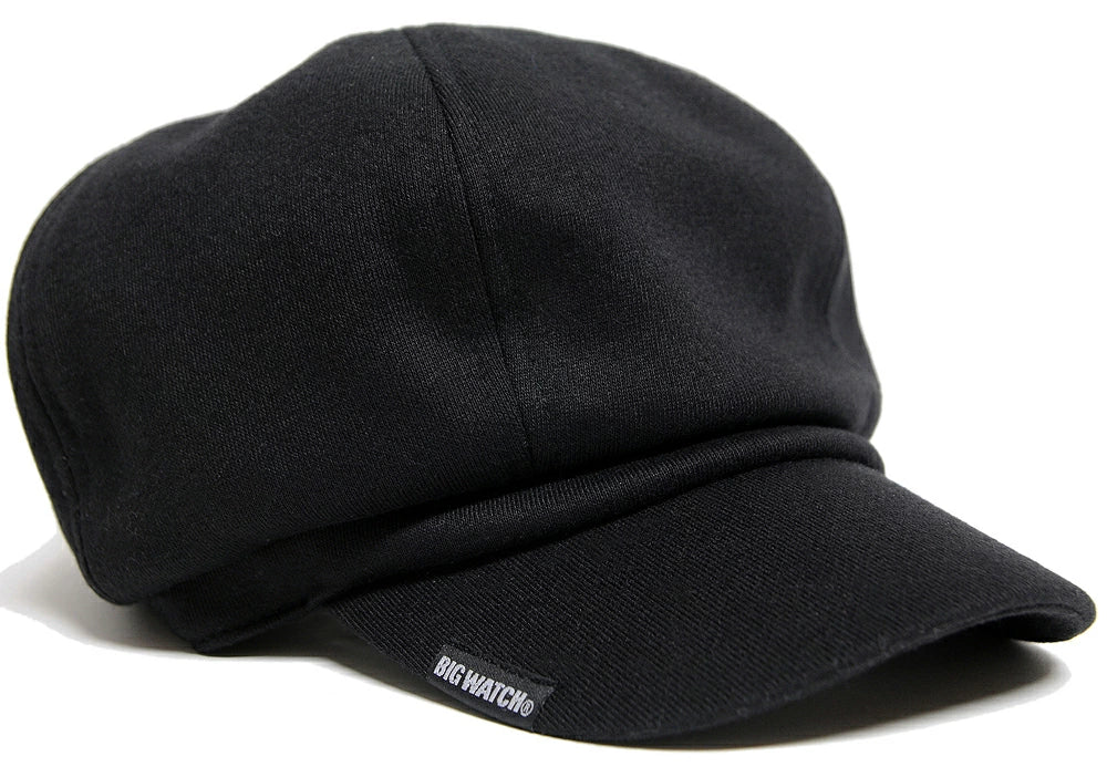 キャスケット スウェット BIGWATCH 黒 ビッグワッチ つば付帽子 CAS-14 春 夏 秋 UVケア
